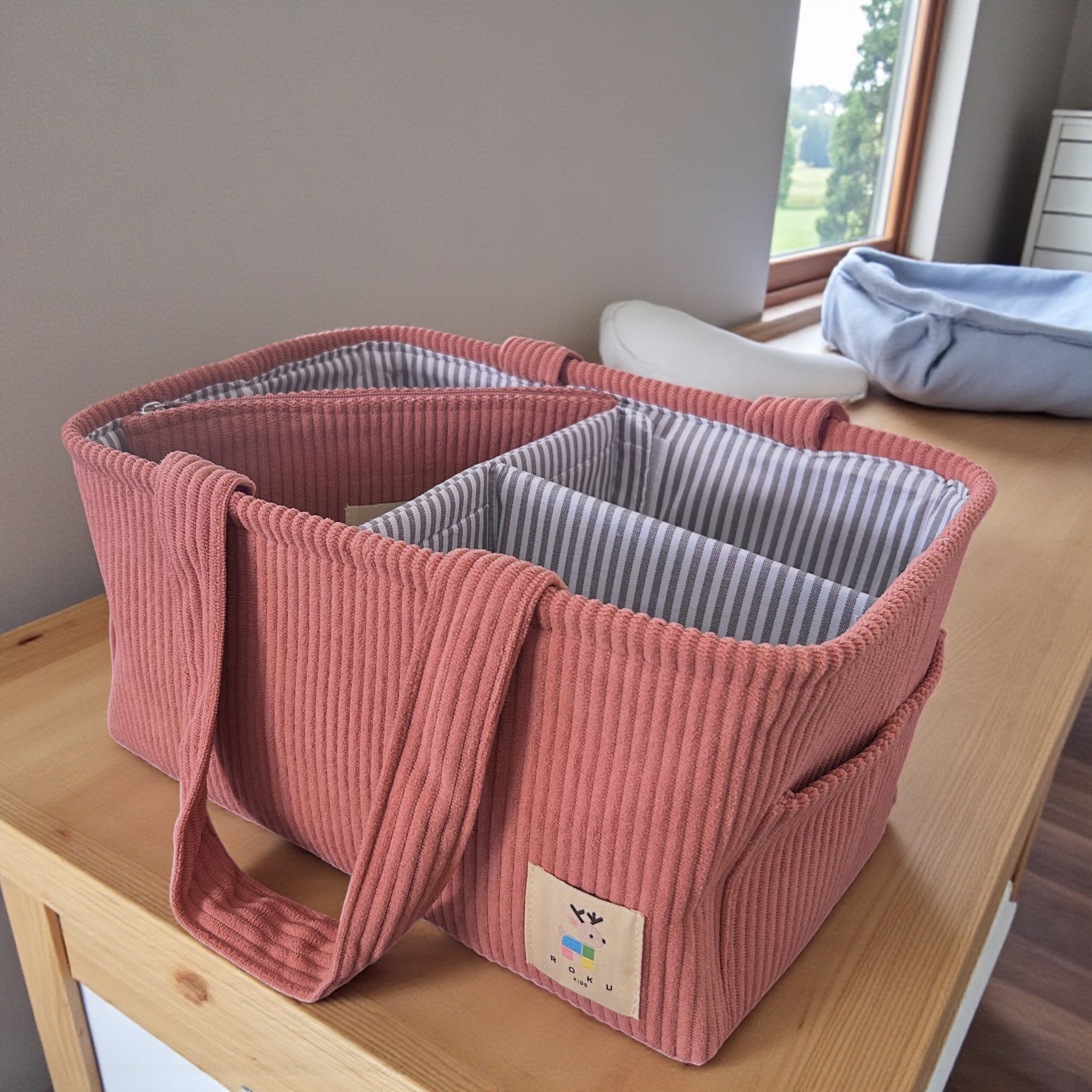 Bebek Bakım Organizer Çanta - Pembe - Görsel 5